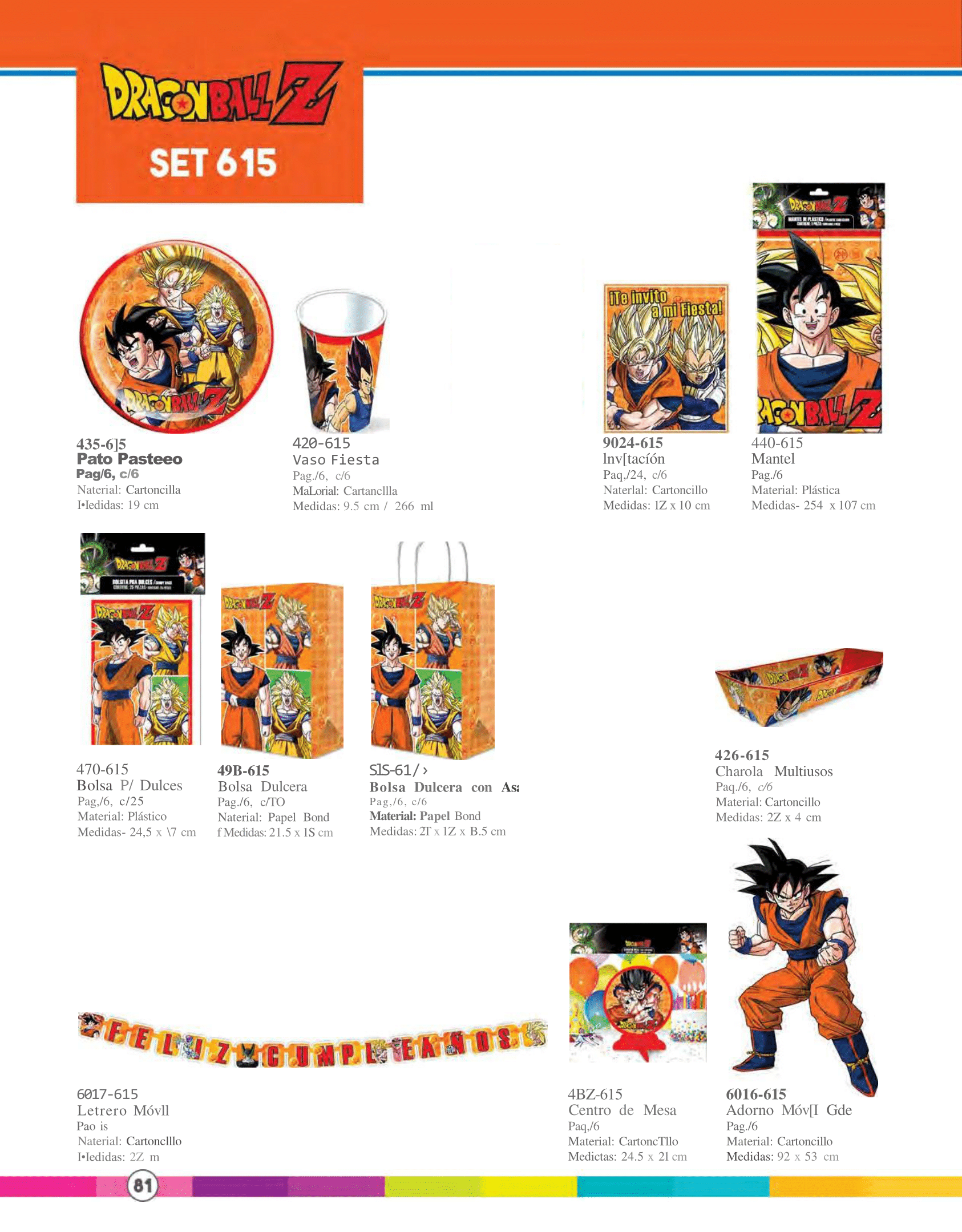 Kit Dragon Ball Z